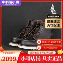 (Chinese Academy of Sciences Brother) Red Wing Red Wing handmade boots rw8849 lace black square head tea core