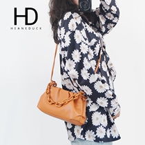  HEANEDUCK bag 2020 new trendy cloud bag western style fashion dumpling bag solid color wild messenger bag female