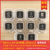 Spot Japan imports bande and paper tape stickers decorated collage numbers 0 to 9