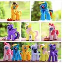 Handmade DIY toy Horse Year Rainbow Pony Paoli Princess doll non-woven material bag free cutting