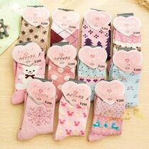 Autumn and winter womens and mens rabbit wool blended warm socks Warm and comfortable mid-tube mens and womens socks Winter socks multi-series recommended