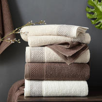 (High-quality Towels) Five Star Bathroom Minima Fashion 100% All cotton bath towels Pro-skin soft and antibacterial water-absorbent