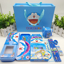 Kindergarten stationery set gift primary school students cartoon pen box gift box creative school supplies school activity gift