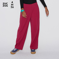 ZUCZUG 4M36 Worsted wool Double pleated straight pants C0193PA01-38