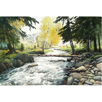 Fan Xiangthicks Rich Water Long Stream paper This new steel stroke