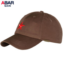 Five-pointed star baseball cap mens big head to deepen the Tide brand casual womens youth Autumn new fashion duck tongue hat