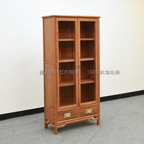 Burmese rosewood new Chinese-style bookcase single big fruit red sandalwood wine cabinet mahogany locker Chinese-style file cabinet