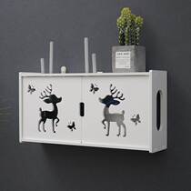 Router Case WiFi Creative Shelf Wall-mounted Living Room Set Top Box Wireless Punch Collection Frame