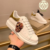 Small White Shoes Mens Han Edition 100 Hitch Fashion Luxury Casual Shoes Europe Station Genuine Leather New Breathable Casual Board Shoes