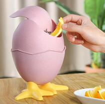 Household desktop lovely small trash bin bedroom trash bin