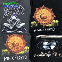 MKSZY alien rock band retro Tee Vintage WUTANG Bieber kanye short sleeves