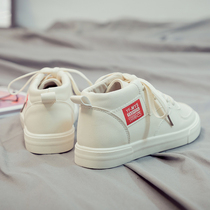 2020 Spring NEW high white shoes female Korean version of Wild students white shoes ulzzang sports father board shoes