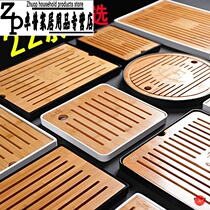 Tao tea jar plastic tea tray flower pot portable single coaster ceramic burning drawer type standard tea tray leaking
