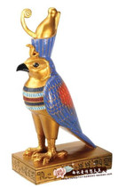 Egyptian mythological figures ornaments Crafts Horus Falcon 9 high statue Home decorations