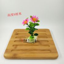 Disc decorated with flower and grass emulated sashimi menu creative mood small swinging piece hotel restaurant cold dish decorated