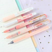 Morning light Peach party limited small fresh cute girl heart sex pen full set of student peach water pen 0 5