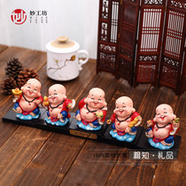 Taiwans wonderful workshop God of Wealth Laughing Buddha home furnishings creative Maitreya adornment cute office ornaments