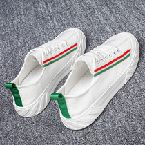 Hong Kong Tide Card 2020 New Little White Shoe Mens Han Edition 100 Lap Breathable Ice Silk Sails Cloth Shoes Handsome Casual Shoes Board Shoes