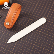 Cow bone knife Bone shaping whole edge knife Scriber Handmade leather diy tools Origami knife Bed surface card scraper