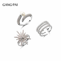 Japanese-style light luxury Net red opening girl heart ring female fashion personality freshwater pearl niche design ins ring