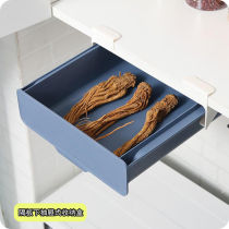 Lower hanging drawer kitchen hanging cabinet partition partition lower hanging basket shelf wardrobe hanging drawer type partition