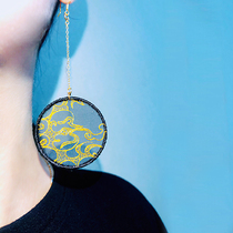 Hunan Non-Legacy] Golden Caixia Xiangxiangu Embroidered Fengyi Series Ornament Ear Accessories Award-winning works