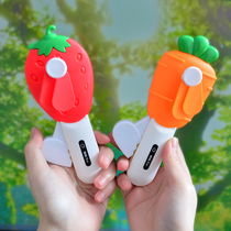 Mini small fan portable double-headed hand-pressed cartoon spray sailor handheld toy childrens summer cool small fan