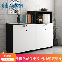 Office filing cabinet short cabinet locker wooden partition bookcase file cabinet filing cabinet with lock cabinet