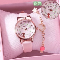 Childrens watches girls waterproof drop-proof cartoon children primary school students girls electronic watches