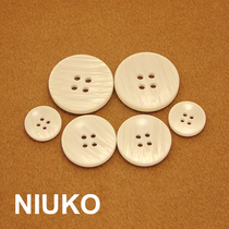 NIUKO clothing accessories button coat button four-eye resin pearl buckle sweater button thick High Button