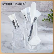 Makeup Brush Containing Barrel Transparent Acrylic Simple desktop skin management Small tool brushes to contain Korea Fresh