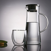 Glass kettle Cold water kettle High temperature insulation cold water kettle Cold water cup Cold cup Glass kettle Water set