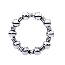 Penis into bead ring male cock ring metal lock ring glans ring lower body male root decoration adult sex products
