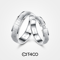 Birthday gift to girlfriend couple ring sterling silver female male pair closed ring original simple wedding proposal