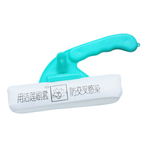 Medical bed sweeping brush cover disposable non-woven sterile bed sweeping towel with alcohol household medical nurse special brush