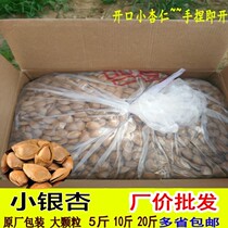 Hand exfoliating small gingko nuts 500g Bulk 5 kg Bagged Almond Snack opening small white almond Xinjiang whole box 10 catty