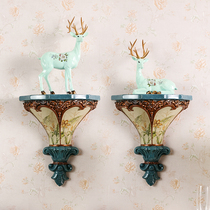  Background wall decoration pendant Creative living room wall decoration Pendant TV wall Wall hanging rack Wall wall decoration