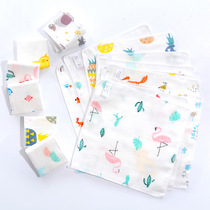 Baby new sweet full Rice towel cotton small square towel newborn children towel gauze handkerchief handkerchief wash face super soft