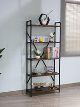 Nordic water pipe storage rack floor living room bookshelf simple iron U flower stand storage retro bedroom frame