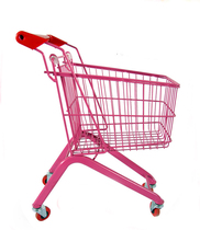 Bald Head Childrens supermarket shopping cart trolley childrens house toy car metal storage car