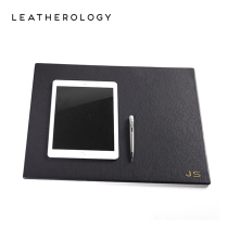 Leatherology genuine leather table with leather cushion thick desk base plate anti-wear cushion anti-slip mat table cushion desktop protection cushion