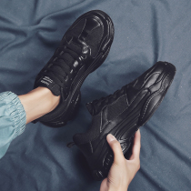 Boomers old daddy shoes 2022 spring new men casual sneakers breathable mesh surface 100 lap low help shoes