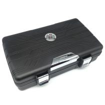 JIFENG Monsoon Cigar Case Portable Cigar Case Travel Portable Cigar Moisturizing Box 10 Support