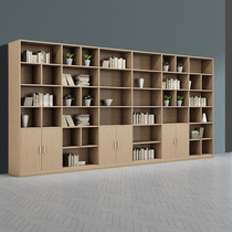 Custom File Archival Cabinet Wooden Plaid Bookcase Bookcase For Smoked Wine Supermarket Library Display Cabinet Training Locker