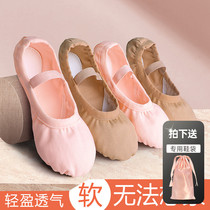 Adult Ballet Shoes Free of band Soft bottom shoes Canvas Dance Shoes Women Rehearsals Shoes Cat Paw Shoes Cograde Chinese Dance Shoes