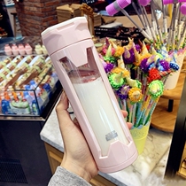 Filter anti-collision water cup filter plastic case car sports fitness heat-resistant high temperature anti-hot glass Mens Tea Cup