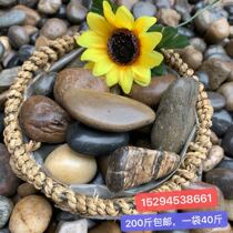 Nanjing Yuhua stone pebbles fish tank landscaping rough small stones multicolored stone goose soft stone pebbles colored stone