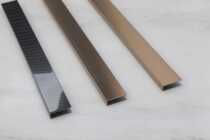 Full house Custom Stainless Steel Decorative Lines U Type Strips T Bar Right Angles Yin & Yang Corner Skirting Waist Line Closeout Strip