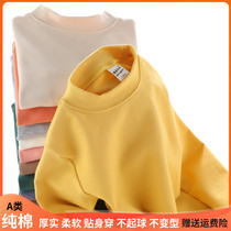 Childrens base shirt cotton autumn and winter clothes for children baby half high collar autumn clothes girls shirt boys long sleeve T-shirt