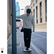 Furnace early autumn new long sleeve stripe T-shirt mens trend base shirt round neck jacket Korean trend body shirt tee